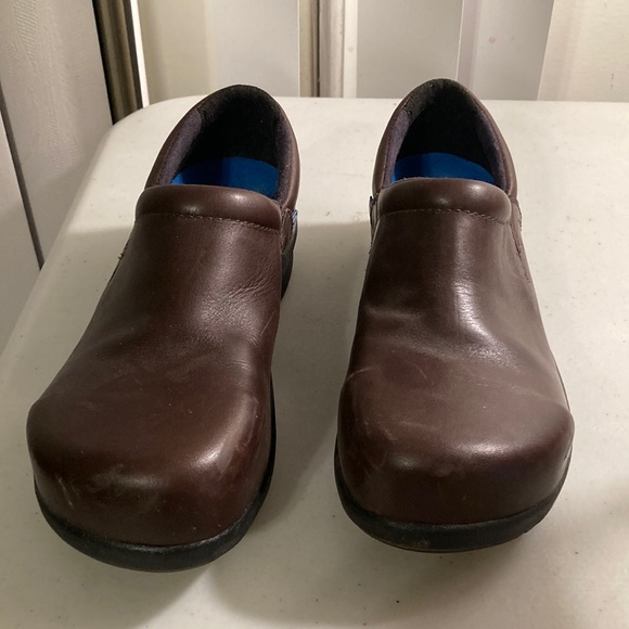 Timberland Pro Anti Fatigue Technology ESD “Newbury” Leather Slip On Loafer Clog - Picture 1 of 10